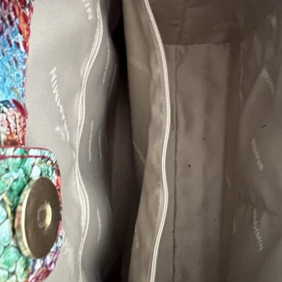 EUC Brahmin RESERVOIR MELBOURNE APRIL Leather Tote - Picture 5 of 8